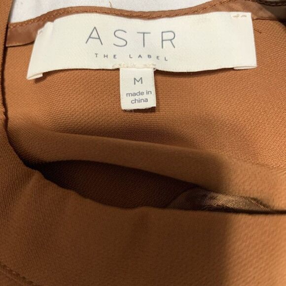 astr the label new russet orange brown tank top medium - Picture 3 of 5